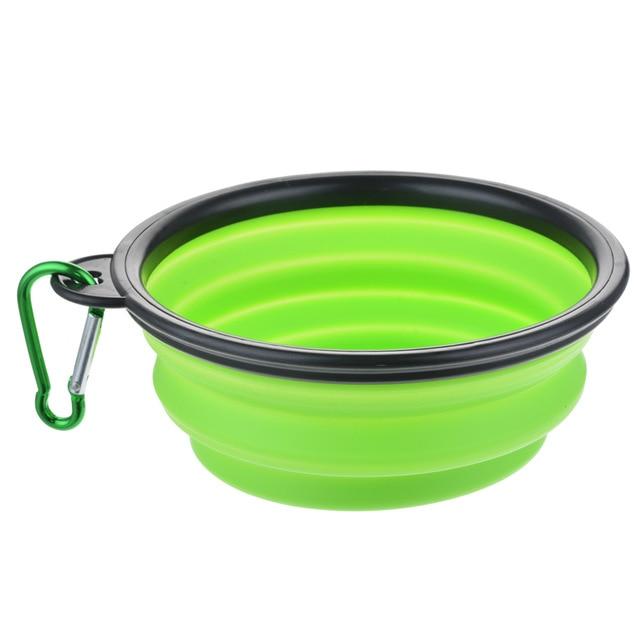 1Pcs Portable Travel Bowl Dog Feeder Water Food Container Silicone Small Mudium Dog Pet Accessories Folding Dog Bowl Outfit - Trend Catalog