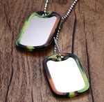 VNOX Double Dog Tag Necklace Pendant Men Jewelry - Trend Catalog - 