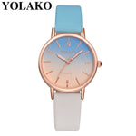 Brand Leather Quartz Women's Watch Ladies Fashion Watch Women Wristwatches Clock relogio feminino masculino W50 - Trend Catalog - 