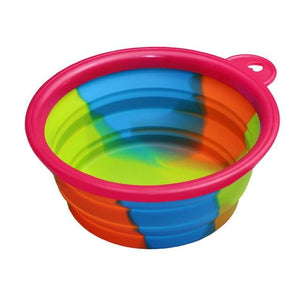1Pcs Portable Travel Bowl Dog Feeder Water Food Container Silicone Small Mudium Dog Pet Accessories Folding Dog Bowl Outfit - Trend Catalog