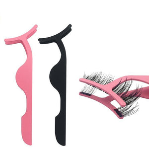 False Eyelash Tweezers Fake Eye Lash Applicator Eyelash Extension Curler Nipper Auxiliary Clip Clamp Makeup Forceps Tools - Trend Catalog