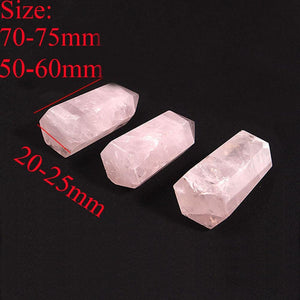 1PC Large 100% Natural Rock Pink Rose Quartz Crystal, Stone 50-60mm and 70-75mm Handmade Home Decor - Trend Catalog - 1PC Large 100% Natural Rock Pink Rose Quartz Crystal