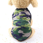 Pet Puppy Shirt Vest For Dogs, Camouflage Pet Dog Spring Summer Clothes, Military Dog T Shirt Para Perro Tshirt