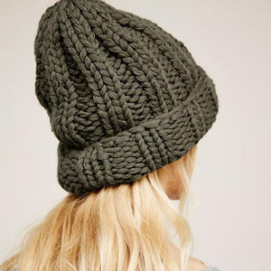 Winter Women Hat 2019 New Autumn Faux Fur Female Warm Cap Knitted Beanie Girl Hats Woman Bonnet Femme Chunky Thick Stretchy Hats - Trend Catalog - 