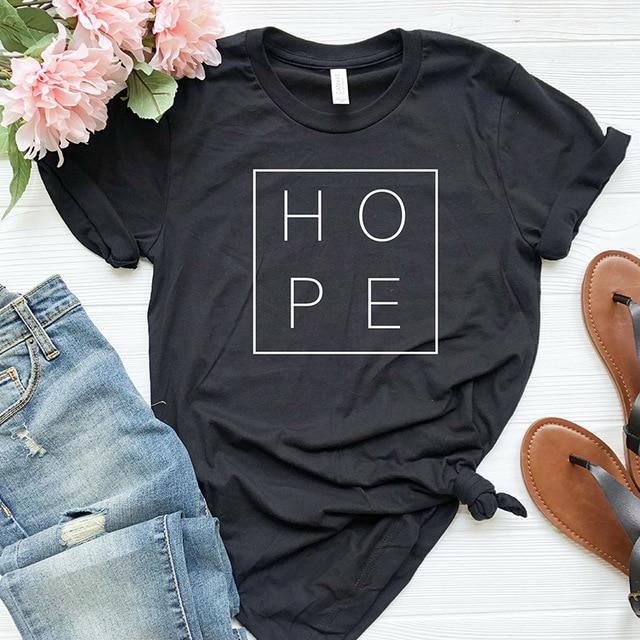 Summer Women T Shirt Faith Hope Love Christian T-shirt Funny Christianity God Tee Gift Woman Short Sleeve Cotton Tops - Trend Catalog