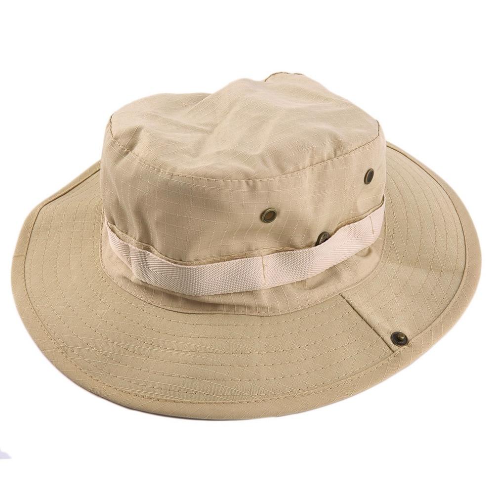 Bucket Hat Boonie Hunting Fishing Outdoor Wide Cap Brim Military Unisex Perfect free shipping - Trend Catalog