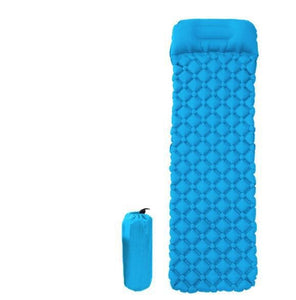Outdoor mat camp inflatable sleeping mat self inflated mat Sleeping Pad Inflatable Air Cushion Camping with Pillow Air Mattress - Trend Catalog