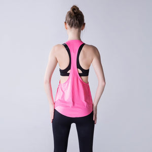Yoga Crop Top Women Sleeveless Backless Running Sports T Shirts Quick Dry Jogging Gym Fitness Tank Top - Trend Catalog - 