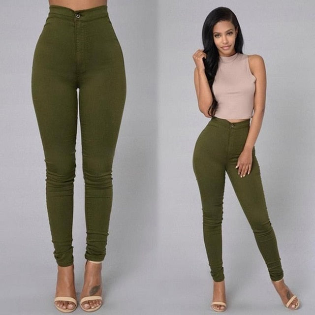 Plus Size High Waist Skinny Jeans - Trend Catalog - 