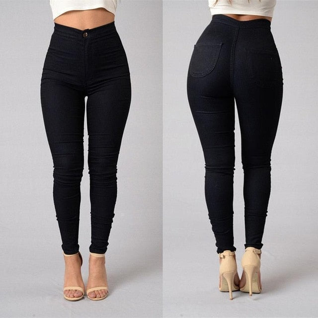 Plus Size High Waist Skinny Jeans - Trend Catalog - 