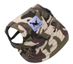 Pet Dog Cap Small Pet Summer Canvas Cap Dog Baseball Visor Hat Puppy Outdoor Sunbonnet Cap