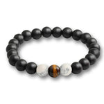 Black Lava Natural Stone Beads Bracelets for Women Vintage Design Volcanic Rock Tiger Eye Bead Strand Bracelet Men Jewelry Gifts - Trend Catalog