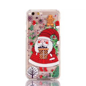 Christmas Phone Case For iPhone 6s 6 7 8 Plus 11Pro XS MAX XR Luxury Glitter Bling Cover for iPhone XS 11 Pro MAX X CASE - Trend Catalog - 