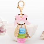 Women Cake Key chain fashion nice cute French pastries Keychain bag charm car Key Ring - Trend Catalog