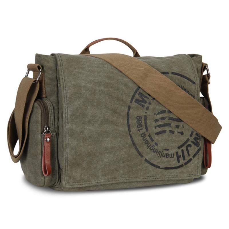 Man Canvas Shoulder Bag - Trend Catalog - 