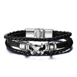 Infinity Men Bracelet Genuine Leather Black Hand Chain Friendship Brazelt Women Fashion 2018 Pulseira Masculina Dropshipping - Trend Catalog - 