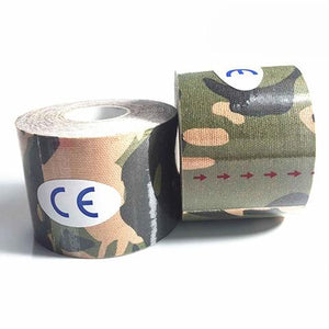 2Size Kinesiology Tape Athletic Tape Sport Recovery Tape Strapping Gym Fitness Tennis Running Knee Muscle Protector Scissor - Trend Catalog - 