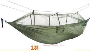 Ultralight Outdoor Camping Hunting Mosquito Net Parachute Hammock 2 Person Flyknit Hamaca Garden Hamak Hanging Bed Leisure Hamac - Trend Catalog - 