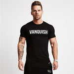 Sport T Shirt Men Cotton O-Neck Gym Training T shirt men Elastic tight Running T shirt Sport Bodybuilding Fitness shirt