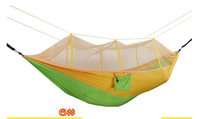 Ultralight Outdoor Camping Hunting Mosquito Net Parachute Hammock 2 Person Flyknit Hamaca Garden Hamak Hanging Bed Leisure Hamac - Trend Catalog - 