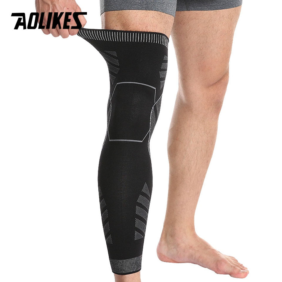 AOLIKES Knee Protector Elastic Knee Support Brace for Running, Basketball, Volleyball, Football,Cycling Knee Pads