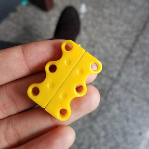 Adult Child Buckles Hooks Casual Sneaker Magnetic Shoe Buckle No Tie 2 Pcs Apparel Sewing Fabric Shoelace Spoons - Trend Catalog