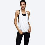Yoga Crop Top Women Sleeveless Backless Running Sports T Shirts Quick Dry Jogging Gym Fitness Tank Top - Trend Catalog - 