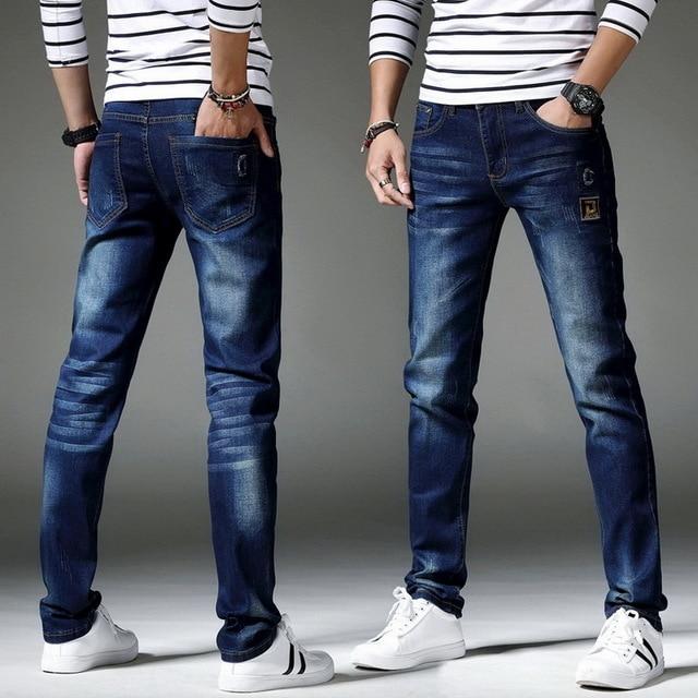 Denim Skinny Jeans Distressed Men Spring Autumn Clothing Good Quality - Trend Catalog