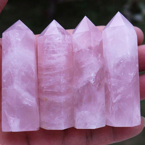 1PC Large 100% Natural Rock Pink Rose Quartz Crystal, Stone 50-60mm and 70-75mm Handmade Home Decor - Trend Catalog - 1PC Large 100% Natural Rock Pink Rose Quartz Crystal