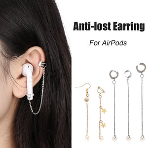 Fashion Anti-Lost Ear Clip Earphone Accessories Unisex Earrings for Airpods 1 2 3 For Airpods Pro Earrings Secure Fit Hooks