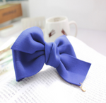 Big Solid Cloth Bows Hair Clips Hair Accessories for Women Girl Wedding Hair Jewelry