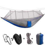 Ultralight Outdoor Camping Hunting Mosquito Net Parachute Hammock 2 Person Flyknit Hamaca Garden Hamak Hanging Bed Leisure Hamac - Trend Catalog - 