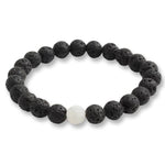 Black Lava Natural Stone Beads Bracelets for Women Vintage Design Volcanic Rock Tiger Eye Bead Strand Bracelet Men Jewelry Gifts - Trend Catalog
