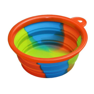 1Pcs Portable Travel Bowl Dog Feeder Water Food Container Silicone Small Mudium Dog Pet Accessories Folding Dog Bowl Outfit - Trend Catalog