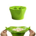 Silicone Popcorn Box Maker Foldable Microwave PopCorn Box Puffed Rice Bowl Home Kitchen Dedicated - Trend Catalog - 