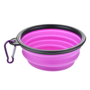 1Pcs Portable Travel Bowl Dog Feeder Water Food Container Silicone Small Mudium Dog Pet Accessories Folding Dog Bowl Outfit - Trend Catalog