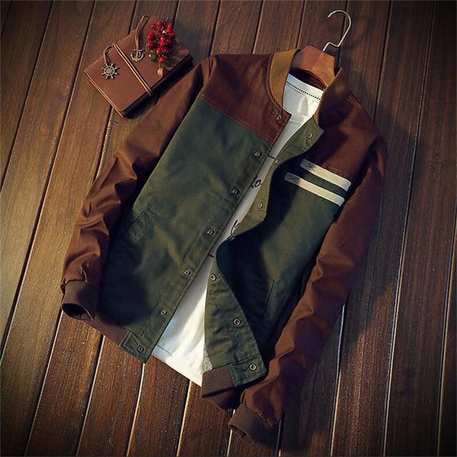 Men's Jackets Autumn Military Men's Coats Fashion Slim Casual Jackets Male Outerwear Baseball Uniform - Trend Catalog