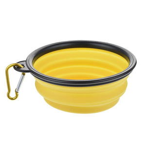 1Pcs Portable Travel Bowl Dog Feeder Water Food Container Silicone Small Mudium Dog Pet Accessories Folding Dog Bowl Outfit - Trend Catalog