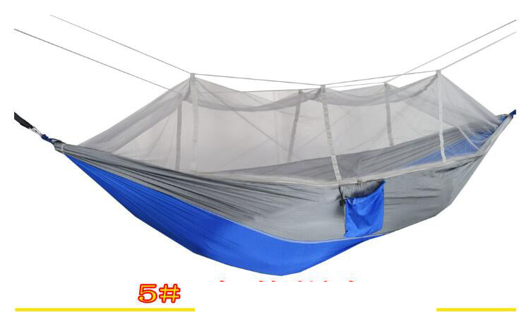 Ultralight Outdoor Camping Hunting Mosquito Net Parachute Hammock 2 Person Flyknit Hamaca Garden Hamak Hanging Bed Leisure Hamac - Trend Catalog - 