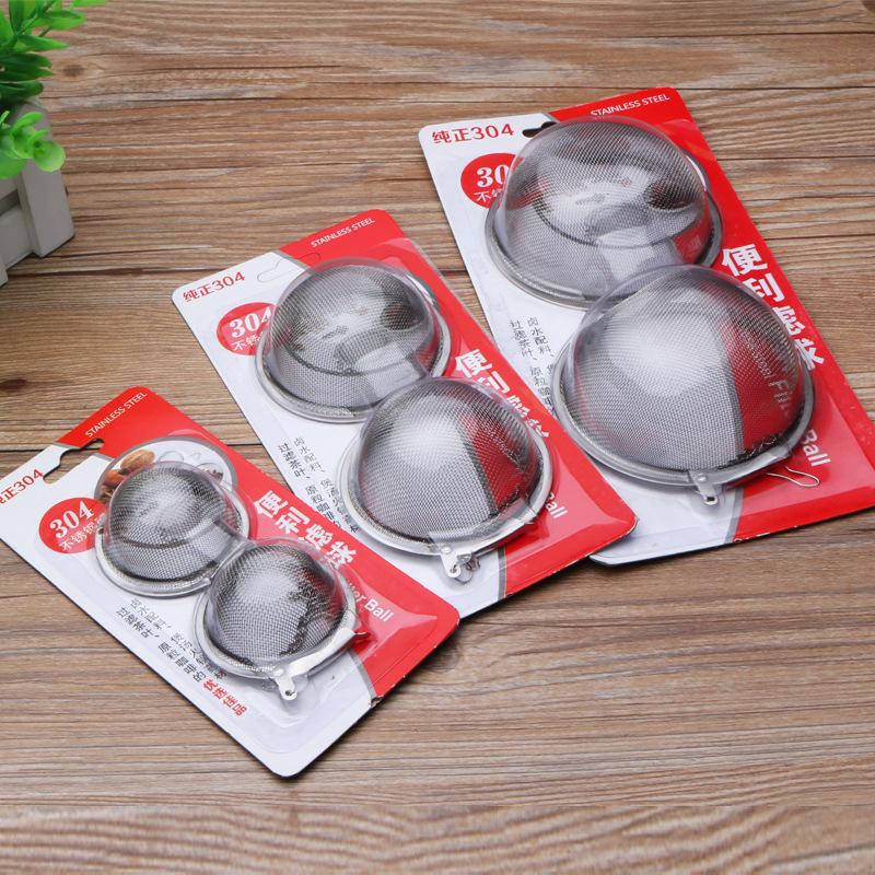 Stainless Steel Mesh Tea Infuser Strainer Creative Kitchen Pot Spice Filter Seasoning Ball Household Tea Leak Gadgets Tool - Trend Catalog