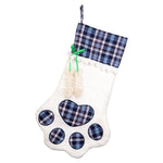 OurWarm Plaid Christmas Stocking New Year Gift Bag for Pet Dog Cat Christmas Goods Xmas Tree Hanging Ornaments navidad 2018 - Trend Catalog - 