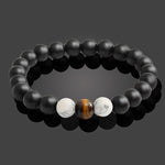 Black Lava Natural Stone Beads Bracelets for Women Vintage Design Volcanic Rock Tiger Eye Bead Strand Bracelet Men Jewelry Gifts - Trend Catalog