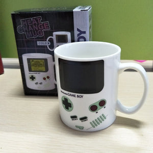 Game Boy Color Changing Mug White Ceramic Milk Tea Cup Heat Change Mug For Kids - Trend Catalog - 