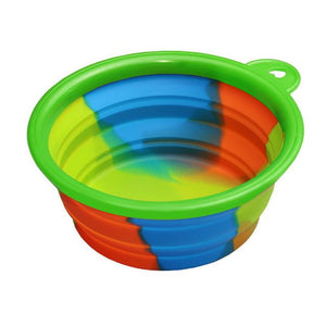 1Pcs Portable Travel Bowl Dog Feeder Water Food Container Silicone Small Mudium Dog Pet Accessories Folding Dog Bowl Outfit - Trend Catalog