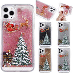 Christmas Phone Case For iPhone 6s 6 7 8 Plus 11Pro XS MAX XR Luxury Glitter Bling Cover for iPhone XS 11 Pro MAX X CASE - Trend Catalog - 