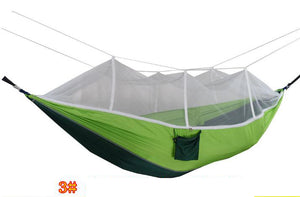 Ultralight Outdoor Camping Hunting Mosquito Net Parachute Hammock 2 Person Flyknit Hamaca Garden Hamak Hanging Bed Leisure Hamac - Trend Catalog - 