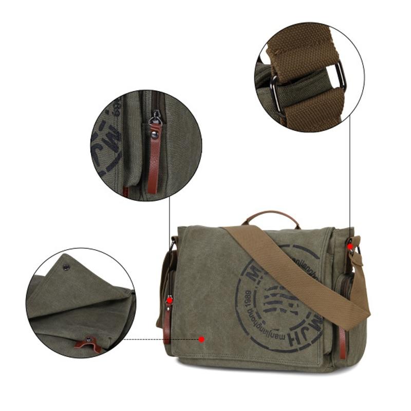 Man Canvas Shoulder Bag - Trend Catalog - 