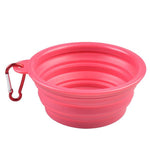 1Pcs Portable Travel Bowl Dog Feeder Water Food Container Silicone Small Mudium Dog Pet Accessories Folding Dog Bowl Outfit - Trend Catalog