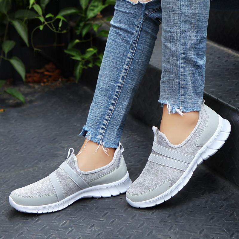 Sneakers Women Breathable Mesh Shoes Woman Ballet Slip On Flats Loafers Ladies Shoes Creepers tenis feminino - Trend Catalog