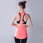 Yoga Crop Top Women Sleeveless Backless Running Sports T Shirts Quick Dry Jogging Gym Fitness Tank Top - Trend Catalog - 
